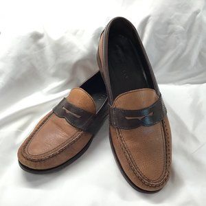 Cole Haahn Men's Loafers Size 9.5 M Leather 2 Tone Great Condition